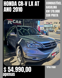 HONDA CRV 2.0 16V 4P LX FLEX AUTOM�TICO