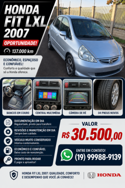 HONDA Fit 1.4 16V 4P LXL