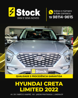 HYUNDAI Creta 1.0 12V 4P FLEX TGDI TURBO LIMITED AUTOM�TICO