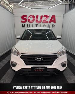 HYUNDAI Creta 1.6 16V 4P FLEX ATTITUDE AUTOMÁTICO HYUNDAI Creta 1.6 16V 4P FLEX ATTITUDE AUTOMÁTICO