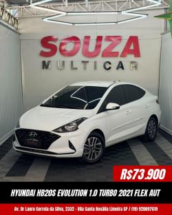 HYUNDAI HB 20 Sedan 1.0 12V 4P FLEX TGDI EVOLUTION TURBO AUTOMÁTICO