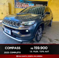 JEEP Compass 1.3 16V 4P FLEX T270 TURBO AUTOMÁTICO JEEP Compass 1.3 16V 4P FLEX T270 TURBO AUTOMÁTICO