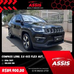 JEEP Compass 2.0 16V 4P LONGITUDE FLEX AUTOMTICO
