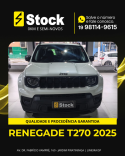JEEP Renegade 1.3 16V 4P FLEX T270 TURBO AUTOMÁTICO