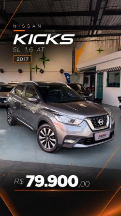 NISSAN Kicks 1.6 16V 4P FLEXSTART SL X-TRONIC AUTOMÁTICO CVT