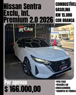 NISSAN Sentra 2.0 16V 4P EXCLUSIVE AUTOM�TICO