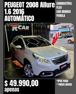 PEUGEOT 2008 1.6 16V 4P FLEX ALLURE AUTOMÁTICO