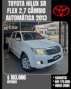 TOYOTA Hilux Caminhonete 2.7 16V 4P SR CABINE DUPLA AUTOMÁTICO