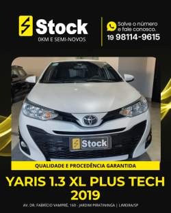 TOYOTA Yaris Hatch 1.3 16V 4P FLEX XL PLUS TECH MULTIDRIVE AUTOM�TICO CVT