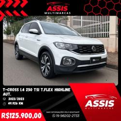 VOLKSWAGEN T-Cross 1.4 4P 250 TSI FLEX HIGHLINE AUTOMTICO