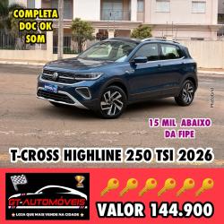 VOLKSWAGEN T-Cross 1.4 4P 250 TSI FLEX HIGHLINE AUTOMÁTICO