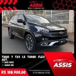 CHERY Tiggo 7 1.5 16V 4P FLEX TXS TURBO AUTOMTICO DCT