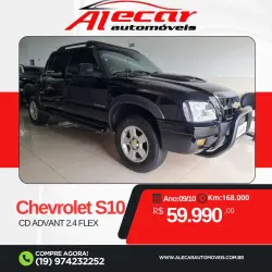 CHEVROLET S10 2.4 FLEX ADVANTAGE CABINE DUPLA