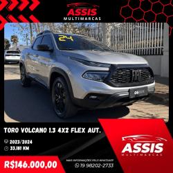 FIAT Toro 1.3 16V 4P FLEX 270 TURBO VOLCANO AUTOMTICO
