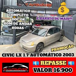 HONDA Civic 1.7 16V 4P LXL AUTOMTICO