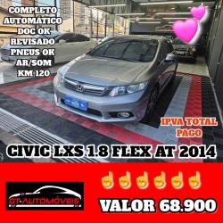 HONDA Civic 1.8 16V 4P FLEX LXS AUTOMTICO