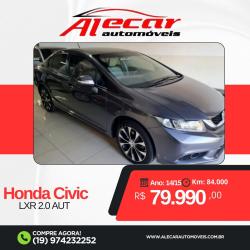 HONDA Civic 2.0 16V 4P FLEX LXR AUTOMTICO