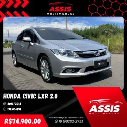 HONDA Civic 2.0 16V 4P FLEX LXR AUTOMTICO