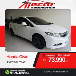 HONDA Civic 2.0 16V 4P FLEX LX AUTOMTICO