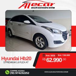 HYUNDAI HB 20 Sedan 1.6 16V 4P FLEX PREMIUM AUTOMTICO