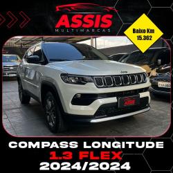 JEEP Compass 1.3 16V 4P FLEX LONGITUDE T270 TURBO AUTOMTICO