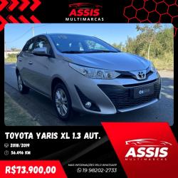 TOYOTA Yaris Hatch 1.3 16V 4P FLEX XL MULTIDRIVE AUTOMTICO CVT
