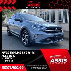 VOLKSWAGEN Nivus 1.0 4P FLEX 200 TSI HIGHLINE TURBO AUTOMTICO