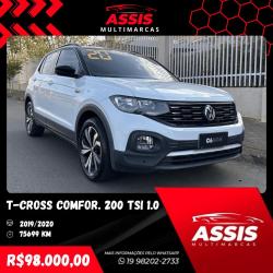 VOLKSWAGEN T-Cross 1.0 4P 200 TSI FLEX COMFORTLINE AUTOMTICO
