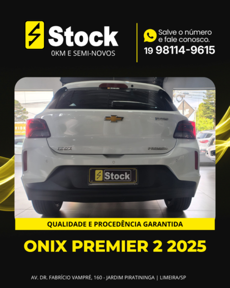 CHEVROLET Onix Hatch 1.0 12V 4P FLEX PREMIER 2 TURBO AUTOM�TICO, Foto 4