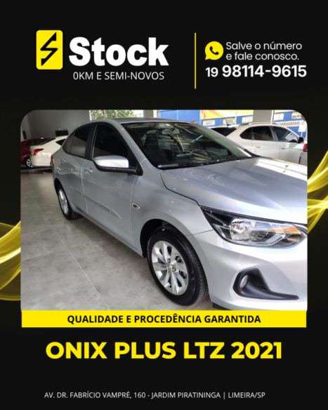 CHEVROLET Onix Sedan 1.0 12V 4P FLEX LTZ PLUS TURBO AUTOM�TICO, Foto 3
