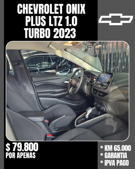 CHEVROLET Onix Sedan 1.0 12V 4P FLEX LTZ PLUS TURBO AUTOMÁTICO, Foto 3