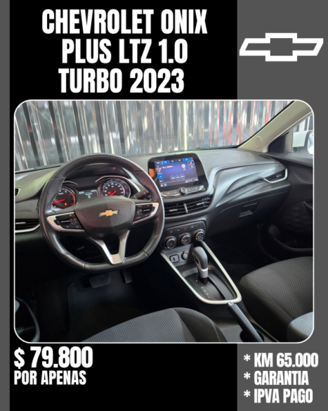 CHEVROLET Onix Sedan 1.0 12V 4P FLEX LTZ PLUS TURBO AUTOMÁTICO, Foto 6