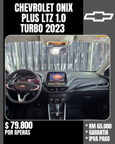 CHEVROLET Onix Sedan 1.0 12V 4P FLEX LTZ PLUS TURBO AUTOMÁTICO, Foto 7