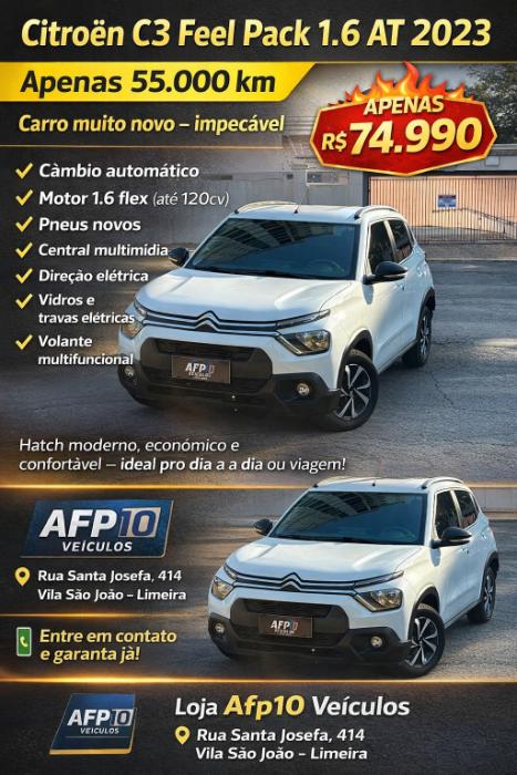CITROEN C3 1.6 16V 4P FLEX FEEL PACK AUTOM�TICO, Foto 1