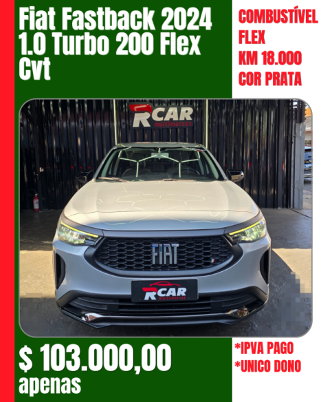 FIAT Fastback 1.0 12V 4P FLEX 200 TURBO AUTOM�TICO CVT, Foto 2