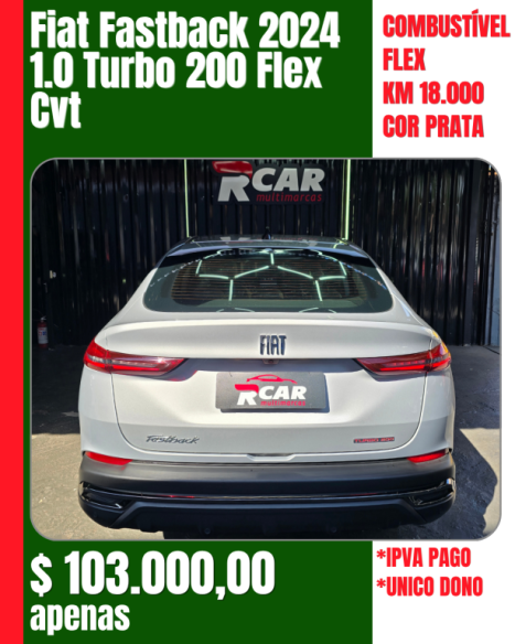 FIAT Fastback 1.0 12V 4P FLEX 200 TURBO AUTOM�TICO CVT, Foto 3