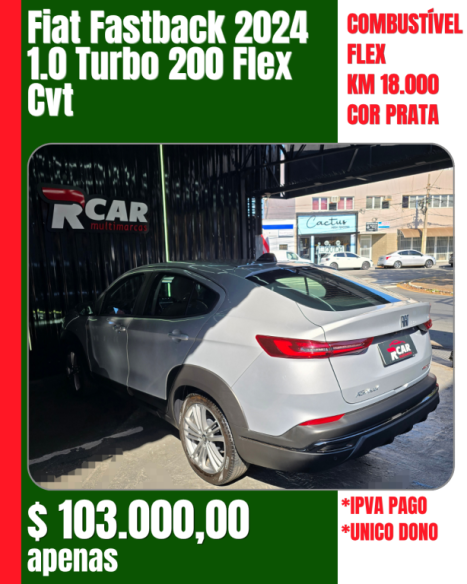 FIAT Fastback 1.0 12V 4P FLEX 200 TURBO AUTOM�TICO CVT, Foto 6