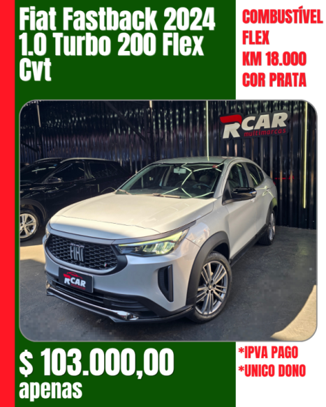 FIAT Fastback 1.0 12V 4P FLEX 200 TURBO AUTOM�TICO CVT, Foto 7