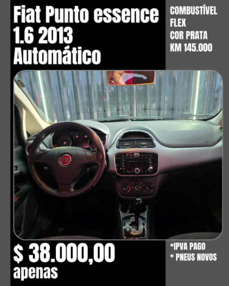 FIAT Punto 1.6 16V 4P FLEX SP DUALOGIC AUTOMATIZADO, Foto 3