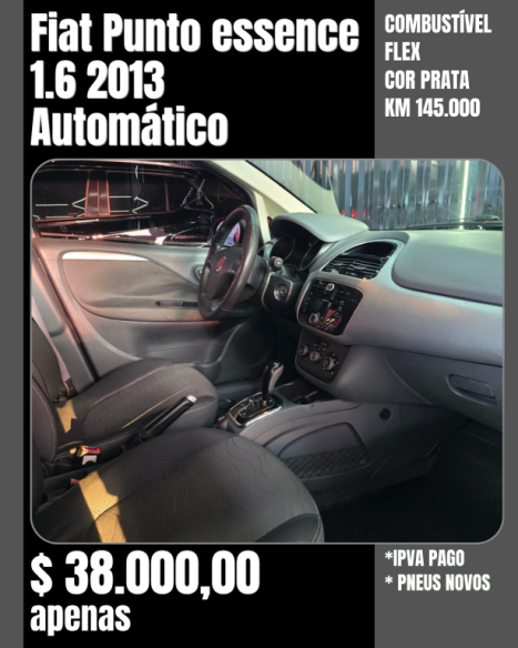 FIAT Punto 1.6 16V 4P FLEX SP DUALOGIC AUTOMATIZADO, Foto 8