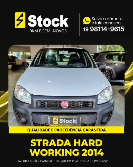 FIAT Strada 1.4 FLEX HARD WORKING CABINE SIMPLES, Foto 1
