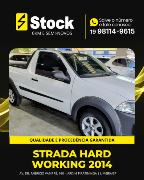 FIAT Strada 1.4 FLEX HARD WORKING CABINE SIMPLES, Foto 2