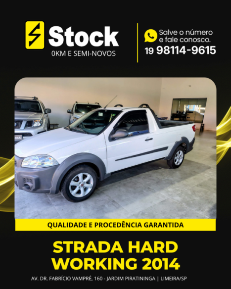 FIAT Strada 1.4 FLEX HARD WORKING CABINE SIMPLES, Foto 3