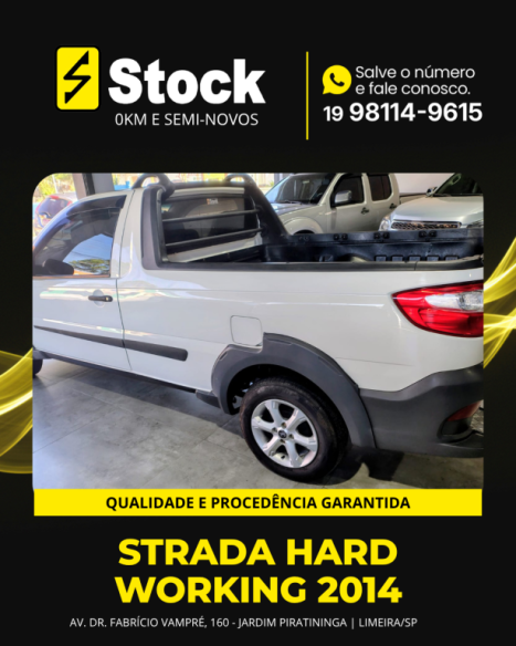 FIAT Strada 1.4 FLEX HARD WORKING CABINE SIMPLES, Foto 4