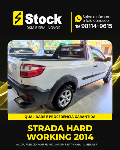 FIAT Strada 1.4 FLEX HARD WORKING CABINE SIMPLES, Foto 5