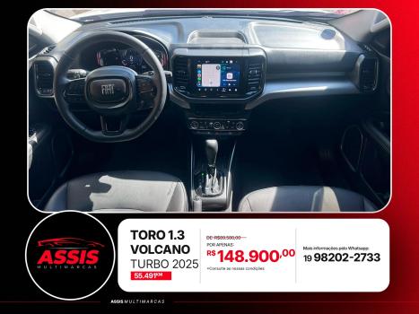 FIAT Toro 1.3 16V 4P FLEX 270 TURBO VOLCANO AUTOM�TICO, Foto 9