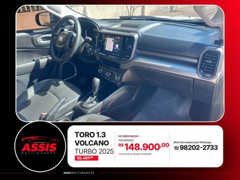 FIAT Toro 1.3 16V 4P FLEX 270 TURBO VOLCANO AUTOMÁTICO, Foto 10