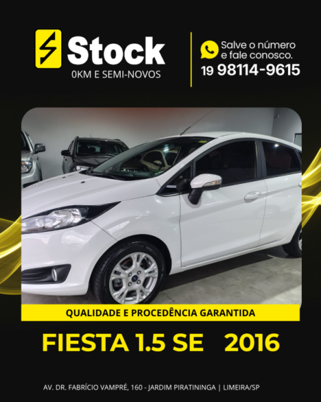 FORD Fiesta Hatch 1.5 16V 4P SE FLEX, Foto 3