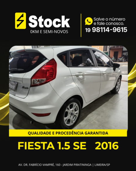 FORD Fiesta Hatch 1.5 16V 4P SE FLEX, Foto 4
