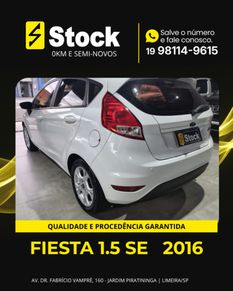 FORD Fiesta Hatch 1.5 16V 4P SE FLEX, Foto 5